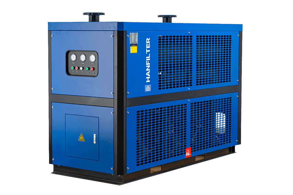 Normal Temperature Inlet Water Cooling Refrigerated Compressed Air Dryers