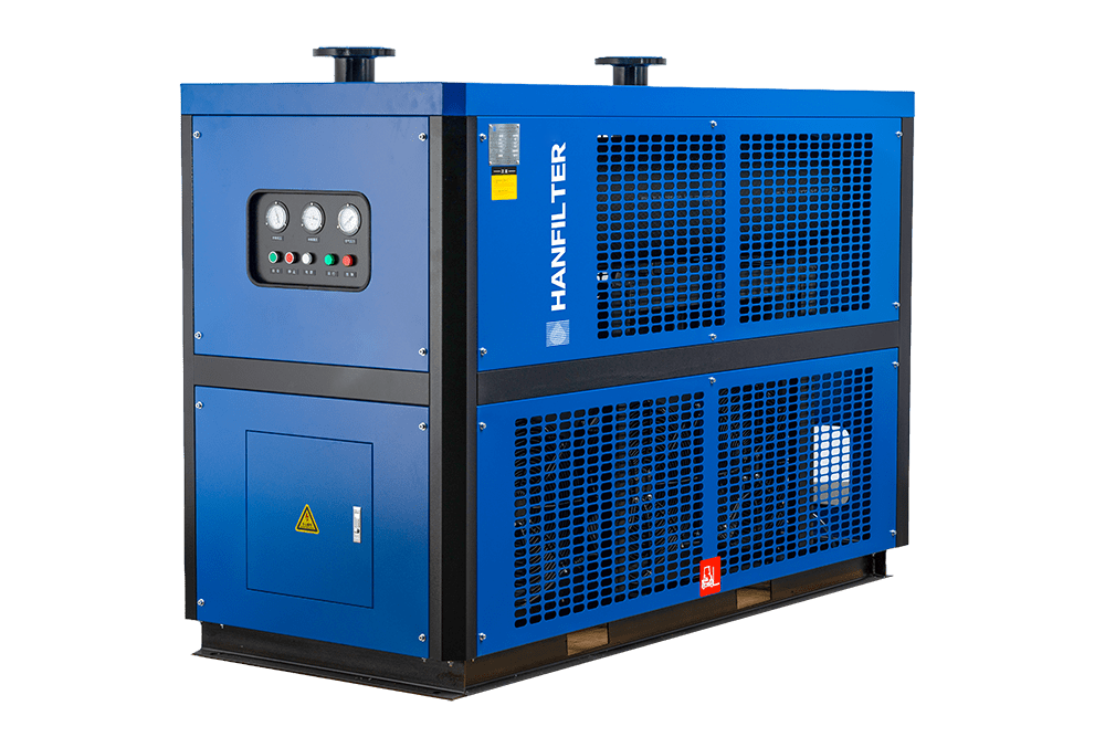 Normal Temperature Inlet Air Cooling Refrigerated Compressed Air Dryers