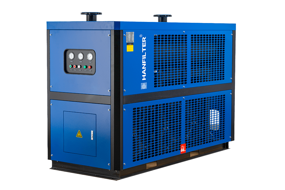 Normal Temperature Inlet Air Cooling Refrigerated Compressed Air Dryers